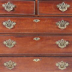 Chippendale Mahogany Chest of Five Drawers, circa 1800