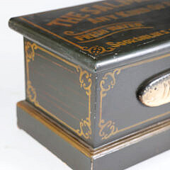 Hand Painted Box “The Salmon Shop Any Kind Of Fishing, Fresh Water, Salt Water”