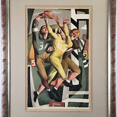 Benton Murdoch Spruance “Forward Pass” Color Lithograph Print