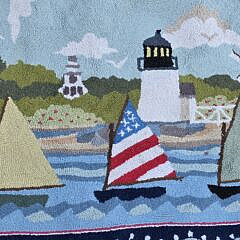 Vintage Claire Murray Nantucket Room Size Hand Hooked Rug