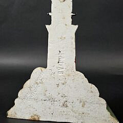 Vintage Cast Iron Sankaty Head Lighthouse Doorstop