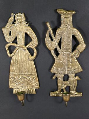 4356-955 Brass Wall Sconses A