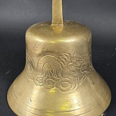 Vintage Brass Anchor and Ships Bell, 20th century