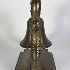 Vintage Brass Figural Dolphin Submariners Ships Bell