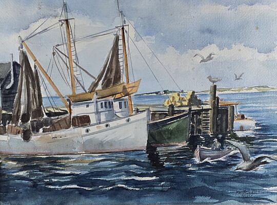 4386-955 Russel Watercolor A