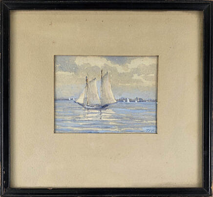 4392-955 Sailboat Wateroclor A.edited