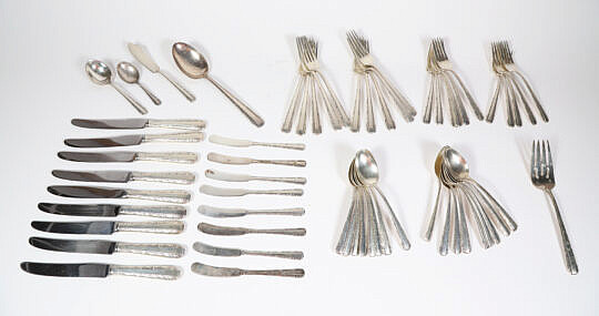 Towle Sterling Silver Flatware Service in the Candlelight Pattern