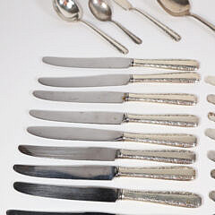 Towle Sterling Silver Flatware Service in the Candlelight Pattern