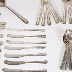 Towle Sterling Silver Flatware Service in the Candlelight Pattern