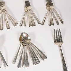 Towle Sterling Silver Flatware Service in the Candlelight Pattern