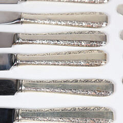 Towle Sterling Silver Flatware Service in the Candlelight Pattern
