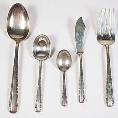 Towle Sterling Silver Flatware Service in the Candlelight Pattern