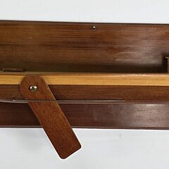 Fine Vintage Shipbuilders Half Hull Model, “Fanny M”, Piscataqua Gundalow, 20th century