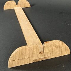 Vintage Carved Boat Makers Full Body Hull Boat Model