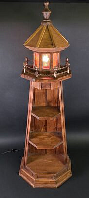 4413-955 Lighthouse Lamp Shelf A