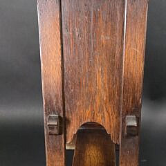 Antique English Oak Humidor Smoking Cabinet