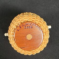 Finely Woven Miniature Nantucket, “Half Egg”, Basket