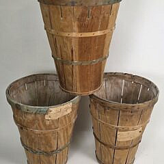 Set of Three Vintage Nantucket Fruit Baskets, 20th century