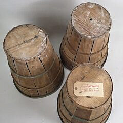 Set of Three Vintage Nantucket Fruit Baskets, 20th century