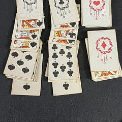 Antique Inlaid Slide Top Game Box, 19th Century