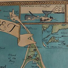 Ruth Haviland Sutton Lithograph “Map of Nantucket Island”
