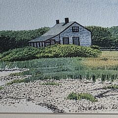 Vintage Limited Edition Elizabeth Keller Nantucket Lithograph, 20th century
