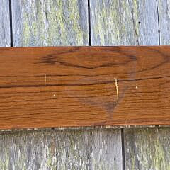 Vintage Carved and Painted, “Njörd”, Quarterboard Sign, 20th century