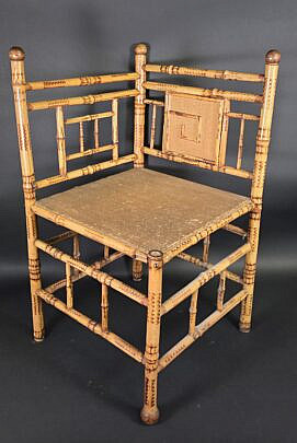 4432-955 Bamboo Corner Chair A