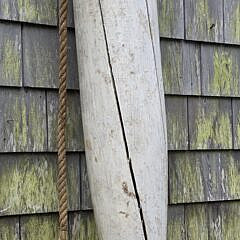 Vintage Carved and Painted Oversized Fishing Lure Hanging Trade Sign Buoy