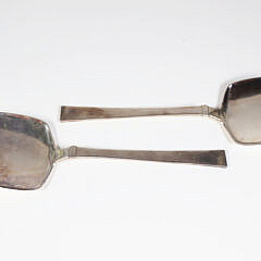 Hans Hansen Sterling Silver Salad Servers
