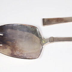 Hans Hansen Sterling Silver Salad Servers