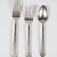 15 Pieces of Sterling Silver Towle Lady Mary Pattern, circa 1917
