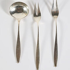 M.C.M Towle Sterling Silver Flatware Service in the RSVP Pattern