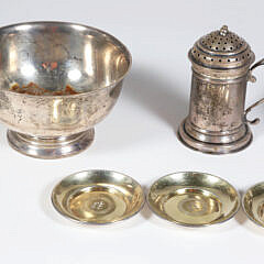 Ten Pieces of Assorted Sterling Silver Tableware