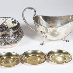 Ten Pieces of Assorted Sterling Silver Tableware