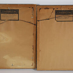 Fine Pair of Early 19th Century Chinese Watercolor on Rice Paper “Floral Still Lifes”