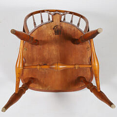 Six Warren Chair Works Windsor Dining Chairs