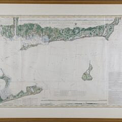 Three Trigonometrical Survey Charts of Long Island Sound