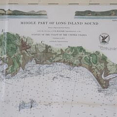 Three Trigonometrical Survey Charts of Long Island Sound
