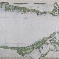 Three Trigonometrical Survey Charts of Long Island Sound