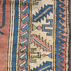 Vintage Turkish Kazak Style Oriental Rug