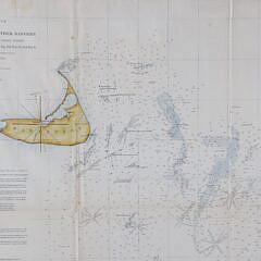 Davis’s South Shoal and Other Dangers, U.S. Navy, Nantucket Nautical Chart Map