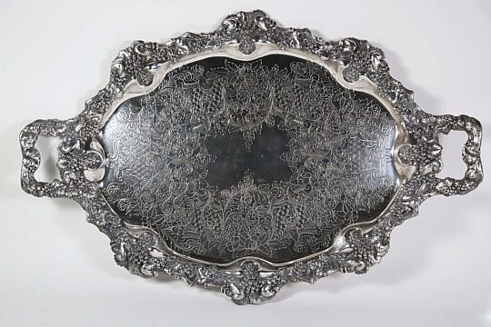 7-4799 Silver Plated Six Piece Tea and Coffee Service A 9564 JPG