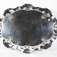 Silver Plated Two Handle Serving Tray