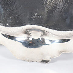 Silver Plated Two Handle Serving Tray