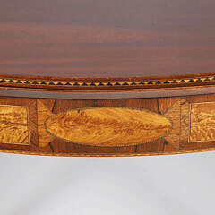 American Federal Inlaid Mahogany Games Table, 19th Century