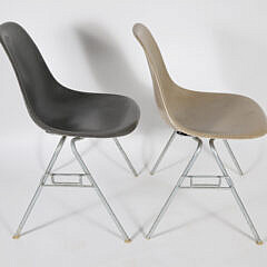 Seven Eames for Herman Miller Stacking DSS Chairs