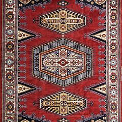 Vintage Kazak Style Oriental Carpet