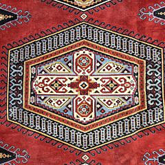 Vintage Kazak Style Broadloom Carpet