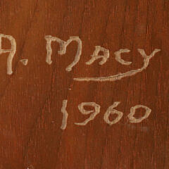 Aletha Macy 8 Whale Species Plaque, circa 1960